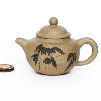 Чайник Исин, До Чжи, роспись глиной, №23, 70 мл