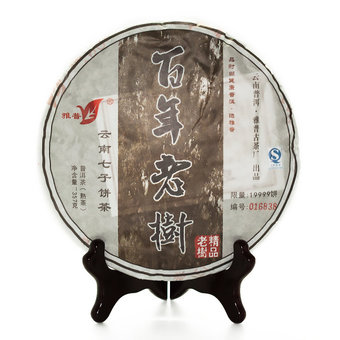 Пуэр Блин Шу "БайНяньЛаоШу", "Я Пу", 2012 г, 357гр